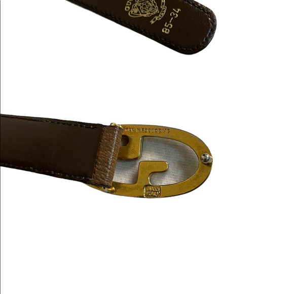 💯% Authentic Vintage Gucci Belt With GG Monogram - Picture 10 of 10